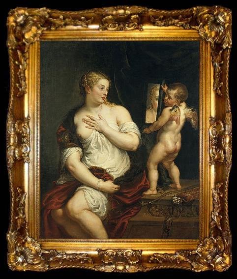 framed  Peter Paul Rubens Venus and Cupid, ta009-2